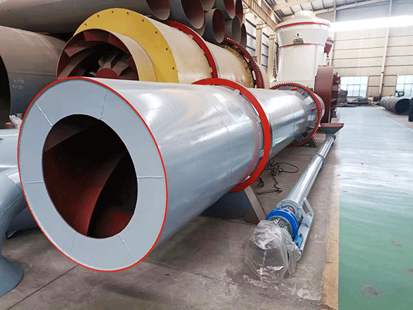 Φ1.2×10m Rice Husk Ash Rotary Dryer Shipment