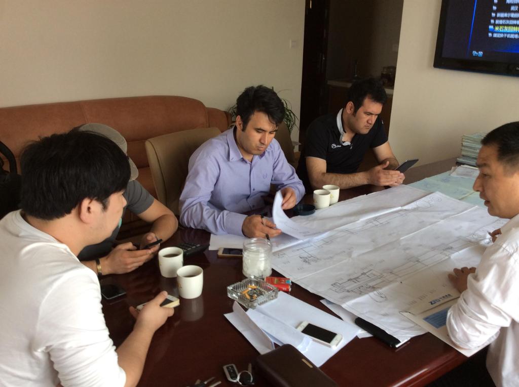 Iranian Clients Visit & Highly Recognize Rotary Kiln Products