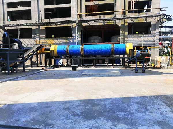 Chemical Sludge Drying Project in Hubei: 1.2 × 10 m Rotary Dryer in Production