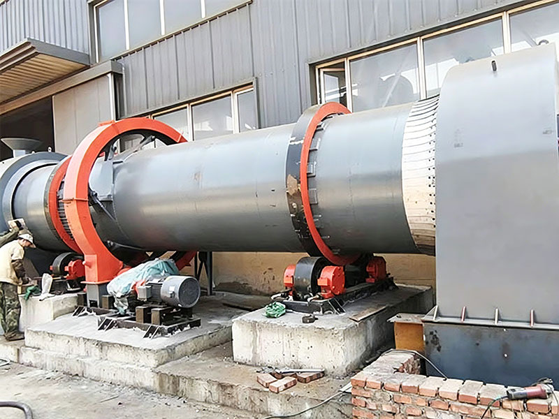 Hubei 1.6x8m Rotary Kiln Calcined Scrap Iron and Steel
