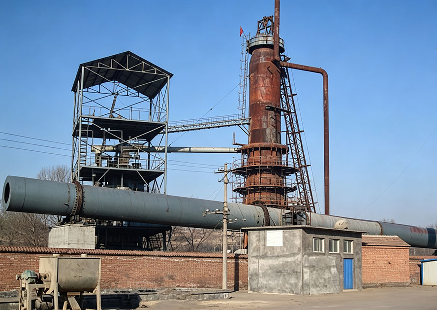 15,000 Tons/Year Lime Rotary Kiln Production Line in Yangquan, Shanxi Province