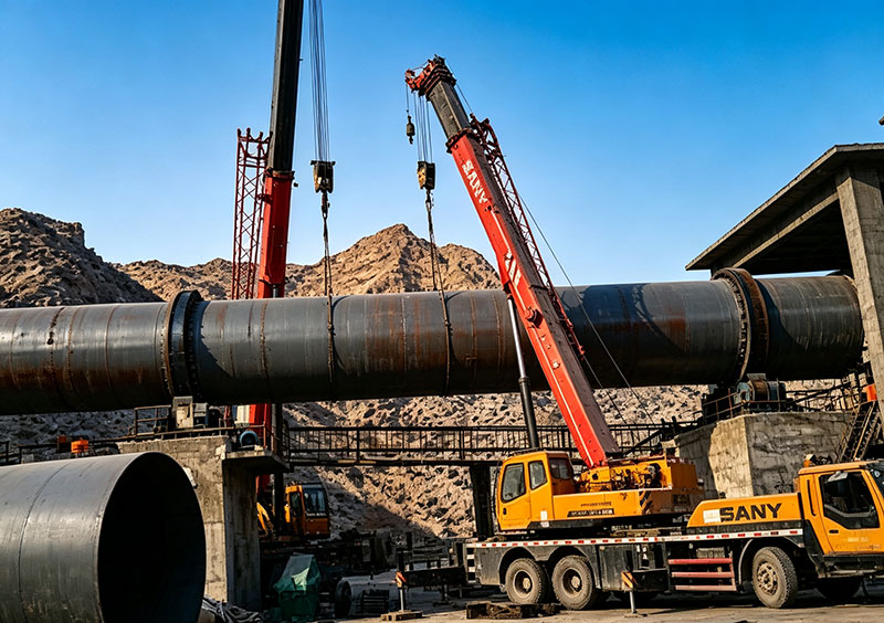Gansu 6,000 TPA Zinc Oxide Rotary Kiln Project 