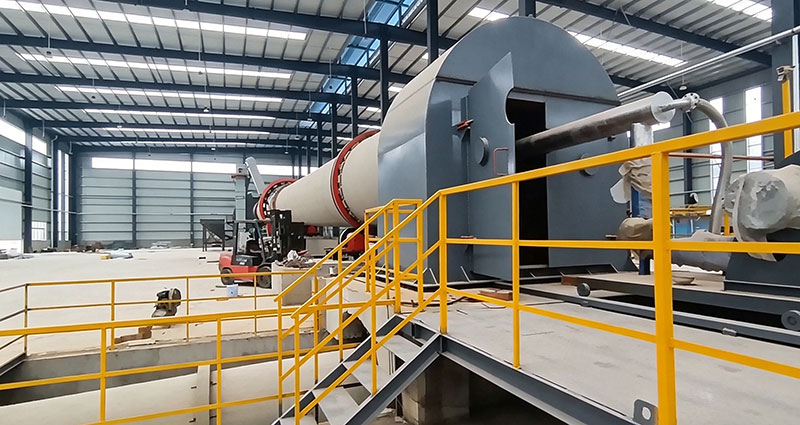 Φ2.5×60m Quartz Sand Rotary Kiln – 150 TPD – Project in India