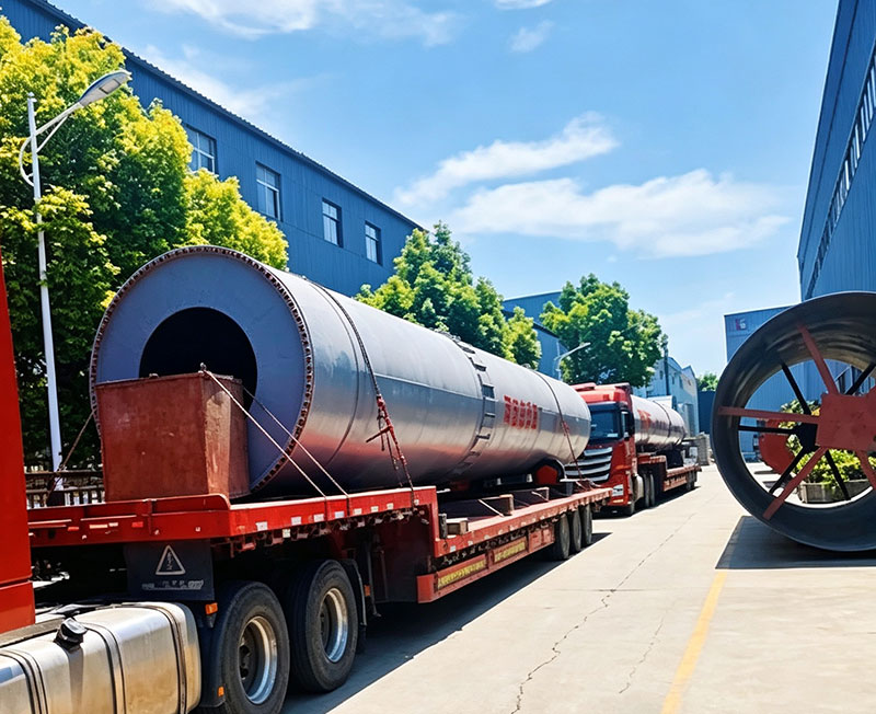 Φ2.2×45m Water-Based Drilling Cuttings Rotary Kiln – Shipped to Sichuan