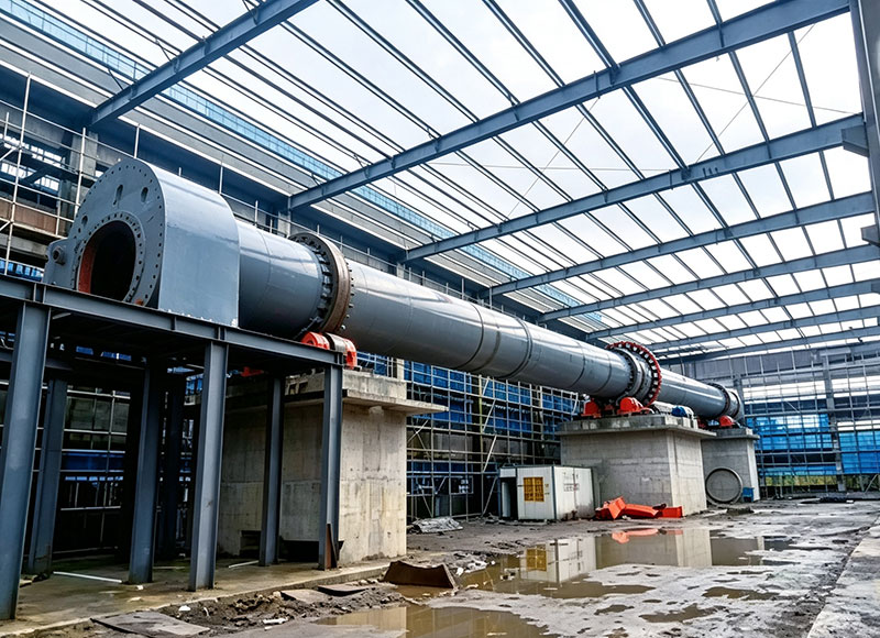 φ2.5×60m Calcium Fluoride Rotary Kiln Production Line Project in Haining, Zhejia