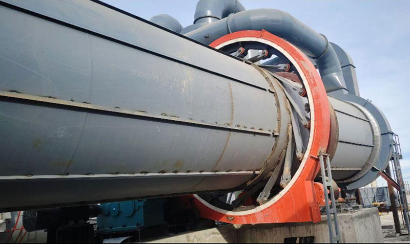 Φ 3.2×30m Ferrous Sulfate Rotary Dryer – Project Completed in Jinchang, Gansu