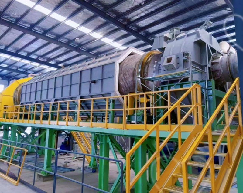 Φ 2.8×17.5m Stainless Steel Rotary Dryer for Alumina – Chizhou, Anhui