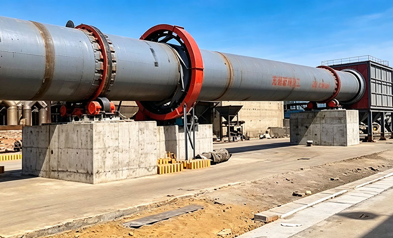 Φ 2.2×45m Molybdenum Ore Rotary Kiln – Installation Completed in Shandong