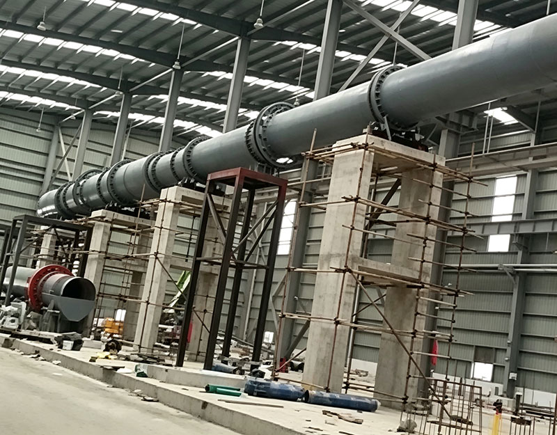 200 m³/Day Ceramsite Rotary Kiln – Installation Underway in Longyan, Fujian