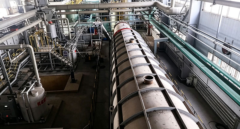 Φ 1.2×22m Electric-Heated Battery Pyrolysis Rotary Kiln – Running Well in Xiangt