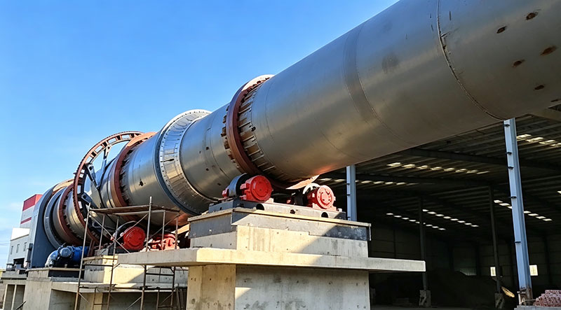 Φ 2.8×30m Iron Powder Calcination Rotary Kiln – Installation Completed in Qingdao, Shandong