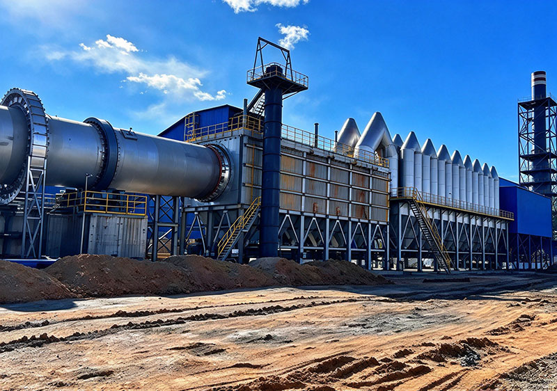 India Zinc Oxide Rotary Kiln Project: Φ1.2×25m Production Line
