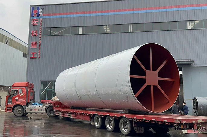 Pre-delivery inspection of rotary kiln equipment before shipment. Pre-delivery inspection of rotary kiln equipment before shipment.