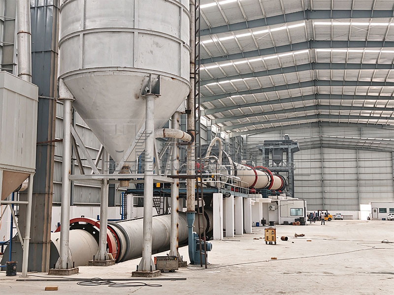 Φ2.5×60m Quartz Sand Whitening Rotary Kiln in India